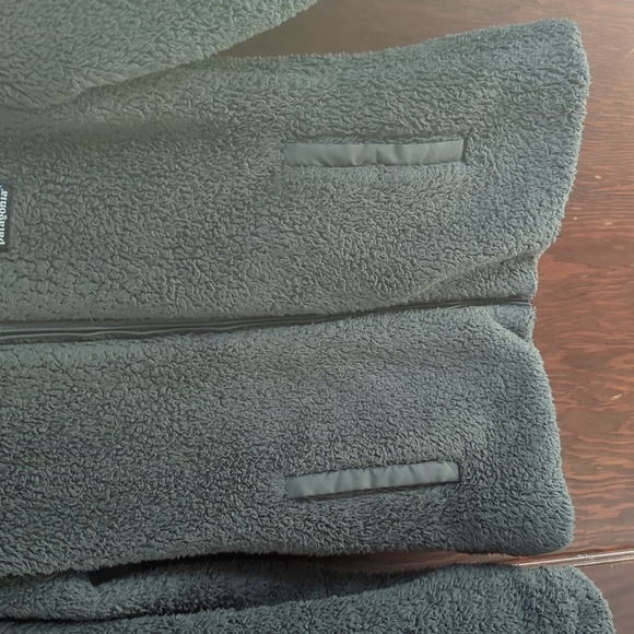 Patagonia Los Gatos Deep Pule Fleece Gray Full Zip Jacket Women’s Small - Picture 3 of 7